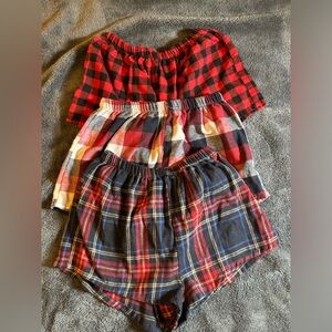 SHEIN pajama shorts all three for price of one